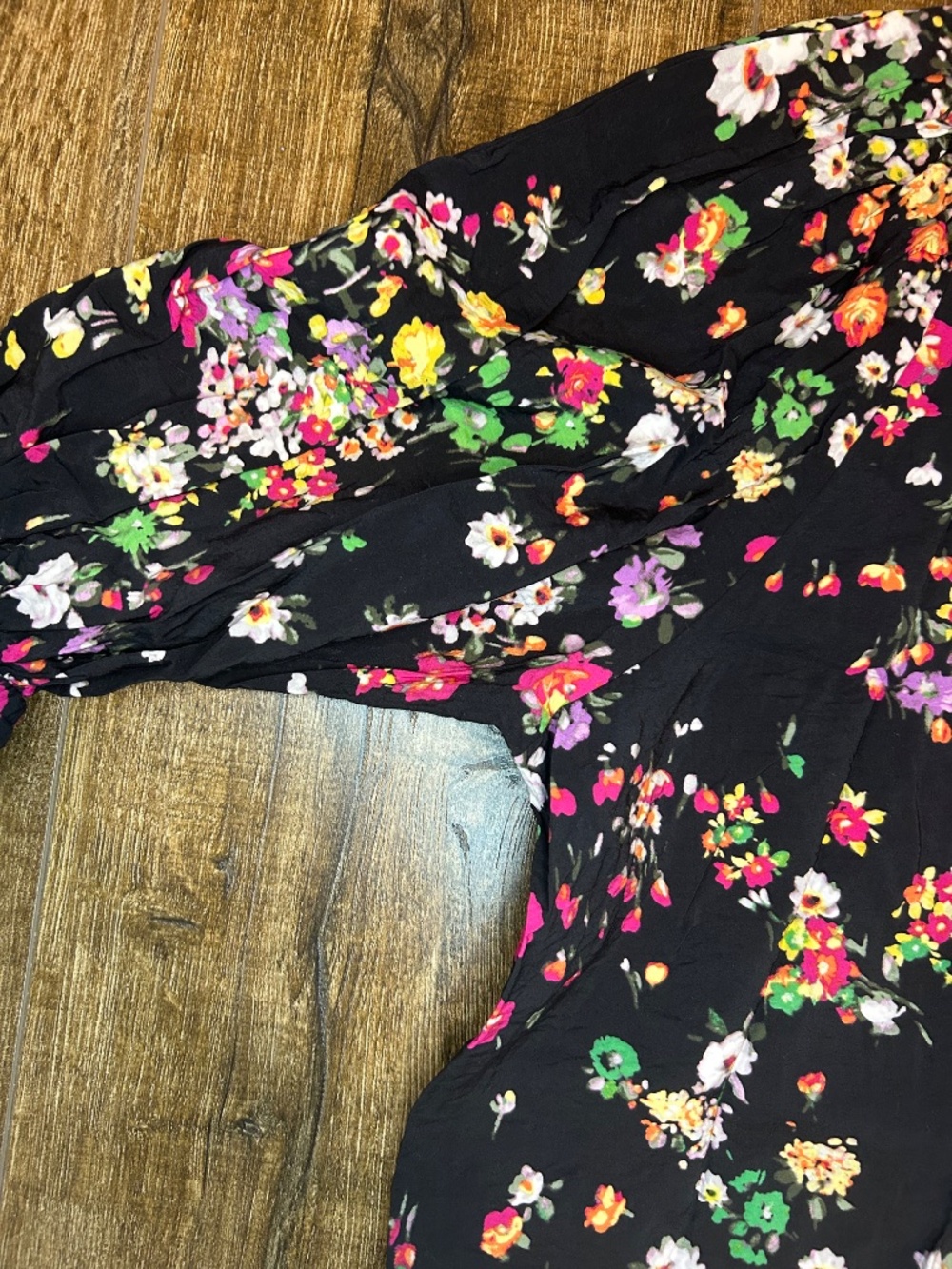 H&M Black Floral Maxi Dress - Picture 8 of 14